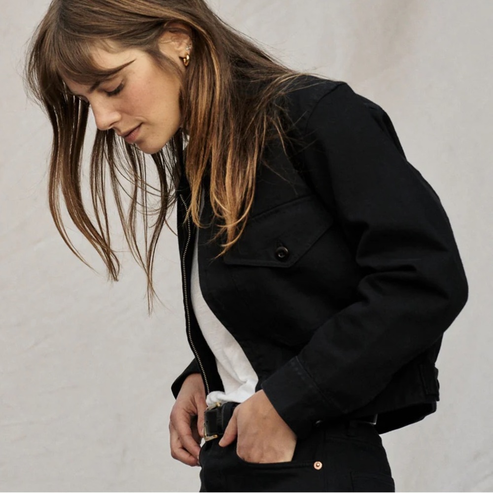 Buck Mason Cropped Mechanic Jacket